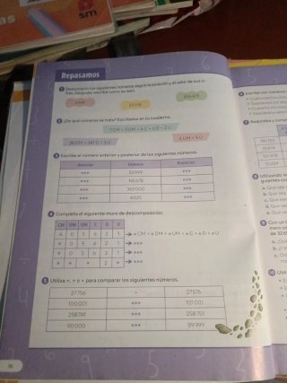Libro texto Matemáticas primaria