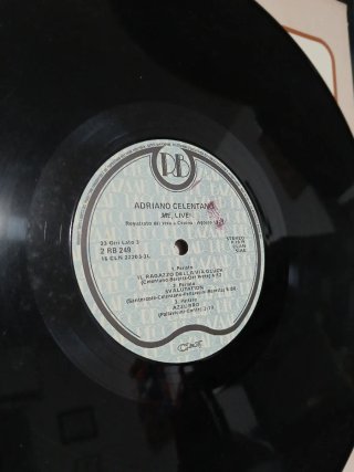 Adriano Celentano - Me, Live! Doppio LP