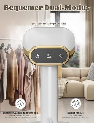 Ferro da stiro vapore verticale in ceramica 1800W
