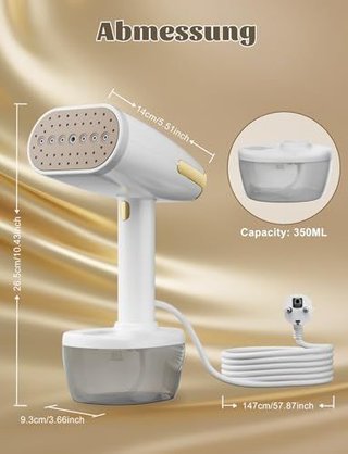 Ferro da stiro vapore verticale in ceramica 1800W