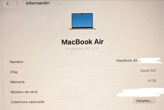 MacBook Air 2024, 13 pollici, M3