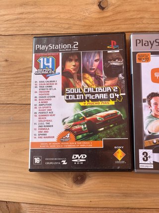 Pack Juegos PS2: Soul Calibur 2 + Colin McRae 04