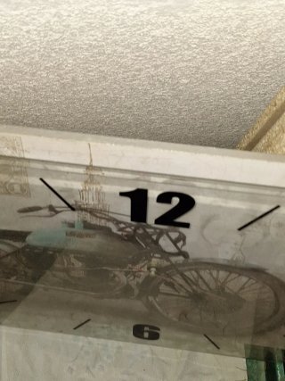 Reloj Decorativo Moto Antigua