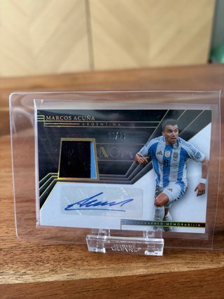 Marcos Acuña Argentina 15/49 Autographed Card