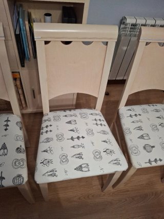 Juego de 4 sillas de comedor