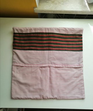 Federa cuscino divano patchwork