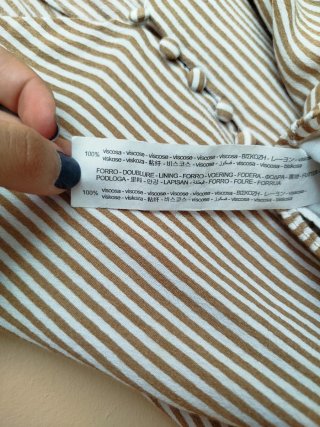 Blusa de tirantes a rayas
