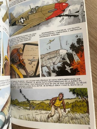 Comic El bombardeo de la Alemania nazi