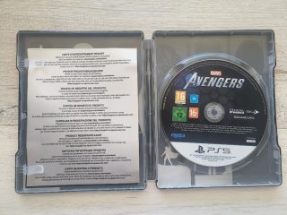 Videojuego Marvel Avengers y Steelbook