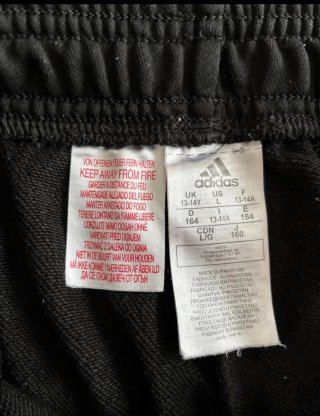 Pantalón de chándal Adidas negro