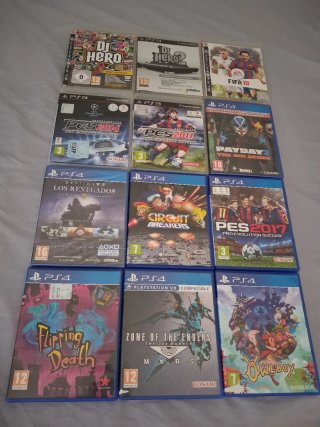 Lote 10 Juegos PS3 y PS4
