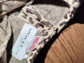 Vestido niña estampado leopardo 6-9 meses por 3€