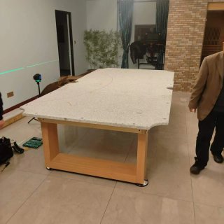 Mesa de billar 8 pies con base de pizarra