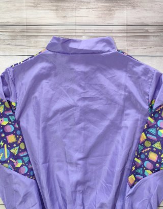 Chaqueta Cortavientos Vintage Hombre Estampado