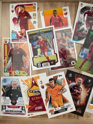 Lotto carte AS Roma Calciatori Panini