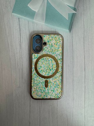 Funda Glitter iPhone 16. Precio Unidad