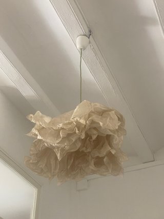 Lámpara de techo papel beige Ikea