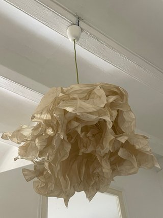 Lámpara de techo papel beige Ikea