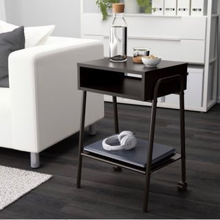 Mesita auxiliar Ikea Setskog negra