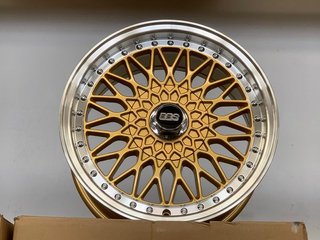 en stock! GODO rs6.5X14 4x100 ET35 oro lip polised