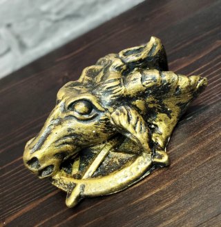 Scultura Testa Capra Baphomet