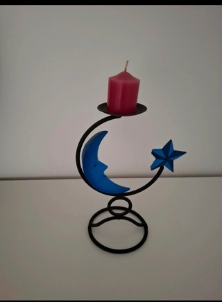 Portavelas Luna y Estrella