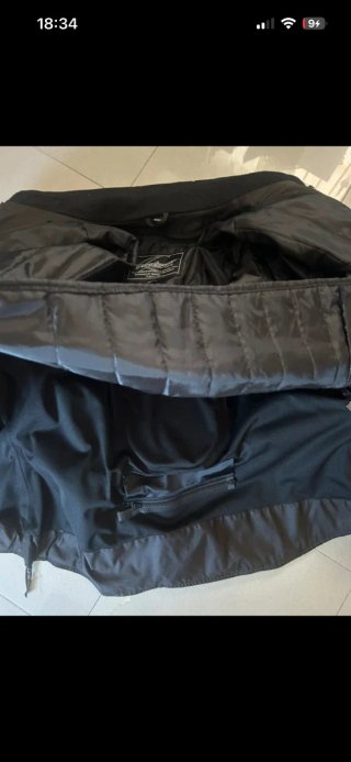 Chaqueta Moto Hombre Negra/Blanca/Verde