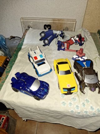 Lote 5 coches Transformers