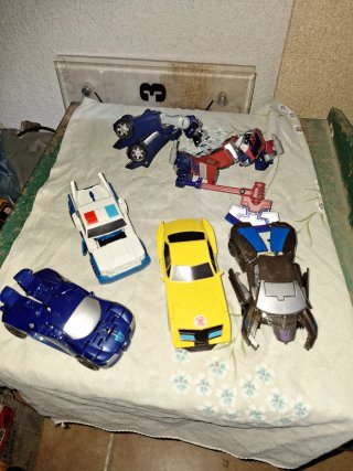 Lote 5 coches Transformers