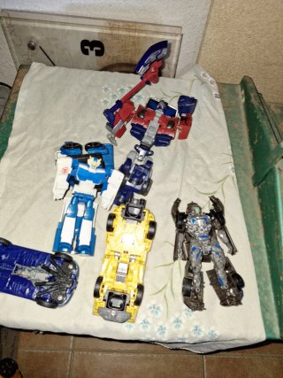 Lote 5 coches Transformers