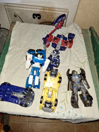 Lote 5 coches Transformers