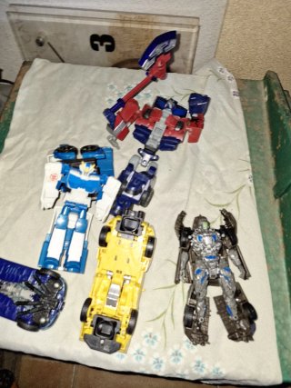 Lote 5 coches Transformers