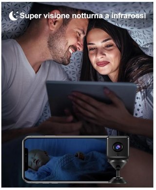 Telecamera Nascosta 4K HD Mini wifi Sorveglianza
