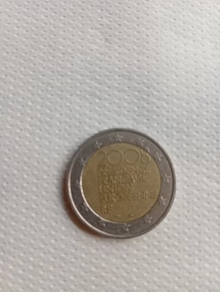 Moneda 2 euros Francia 2008 Presidencia UE
