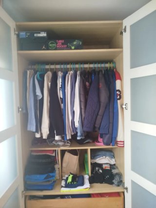 Armario PAX IKEA puertas cristal