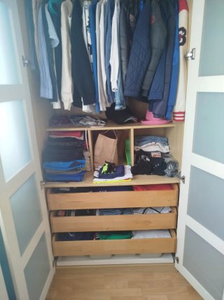 Armario PAX IKEA puertas cristal
