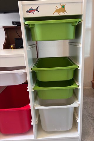 Mueble Organizador Ikea con Cubos