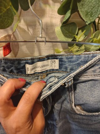 vaqueros Stradivarius  azul claro cintura alta