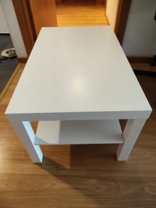 Mesa de centro Lack Ikea blanca