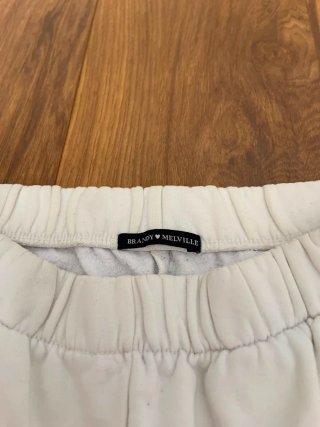 Pantalón chándal blanco Brandy Melville talla únic