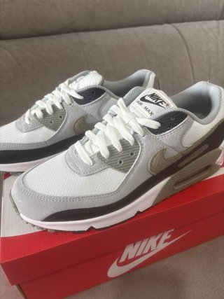 Nike Air Max 90 Gris Verde Blanco