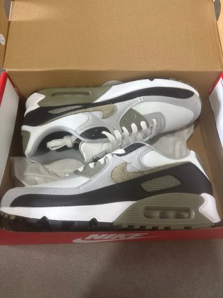 Nike Air Max 90 Gris Verde Blanco