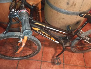 Bicicleta Montaña RUNFIT 24 Negra/Naranja