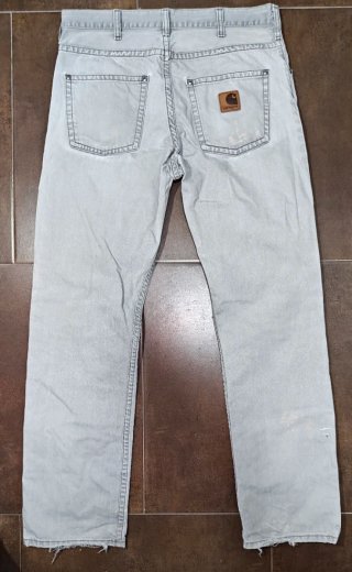 Pantalón recto hombre gris carhartt original