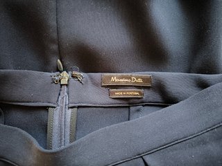 Falda corta Massimo Dutti azul