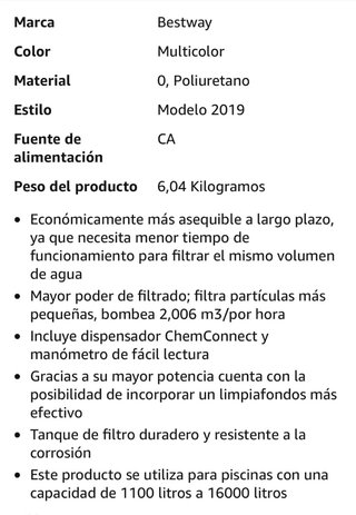 Depuradora Piscina