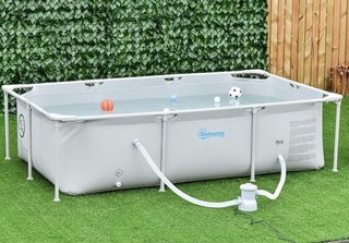 Piscina Outsunny Rectangular 252x152x65 cm