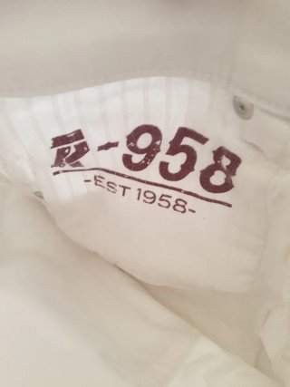 Pantaloni unisex bianchi