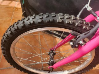 Bicicleta TOPLIFE Rush Blanca y Rosa