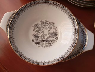 Vajilla "Santa Clara" Vigo de porcelana  Vintage
